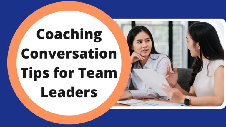Coaching Conversation Tips for Team Leaders